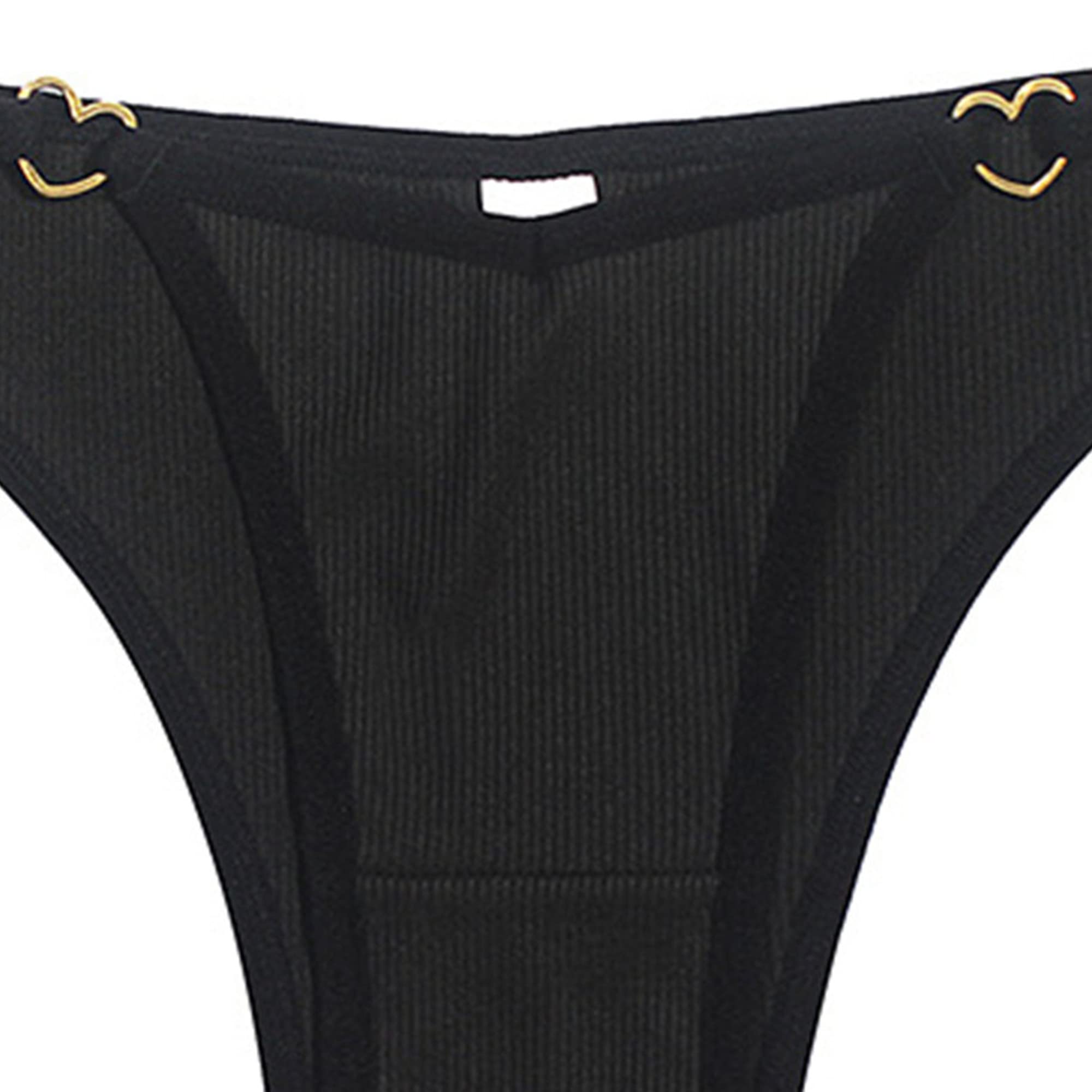 Tanga sin costuras de cintura baja para mujer Bragas espalda T de algodón elástico de color sólido ropa interior suave y transpirable
