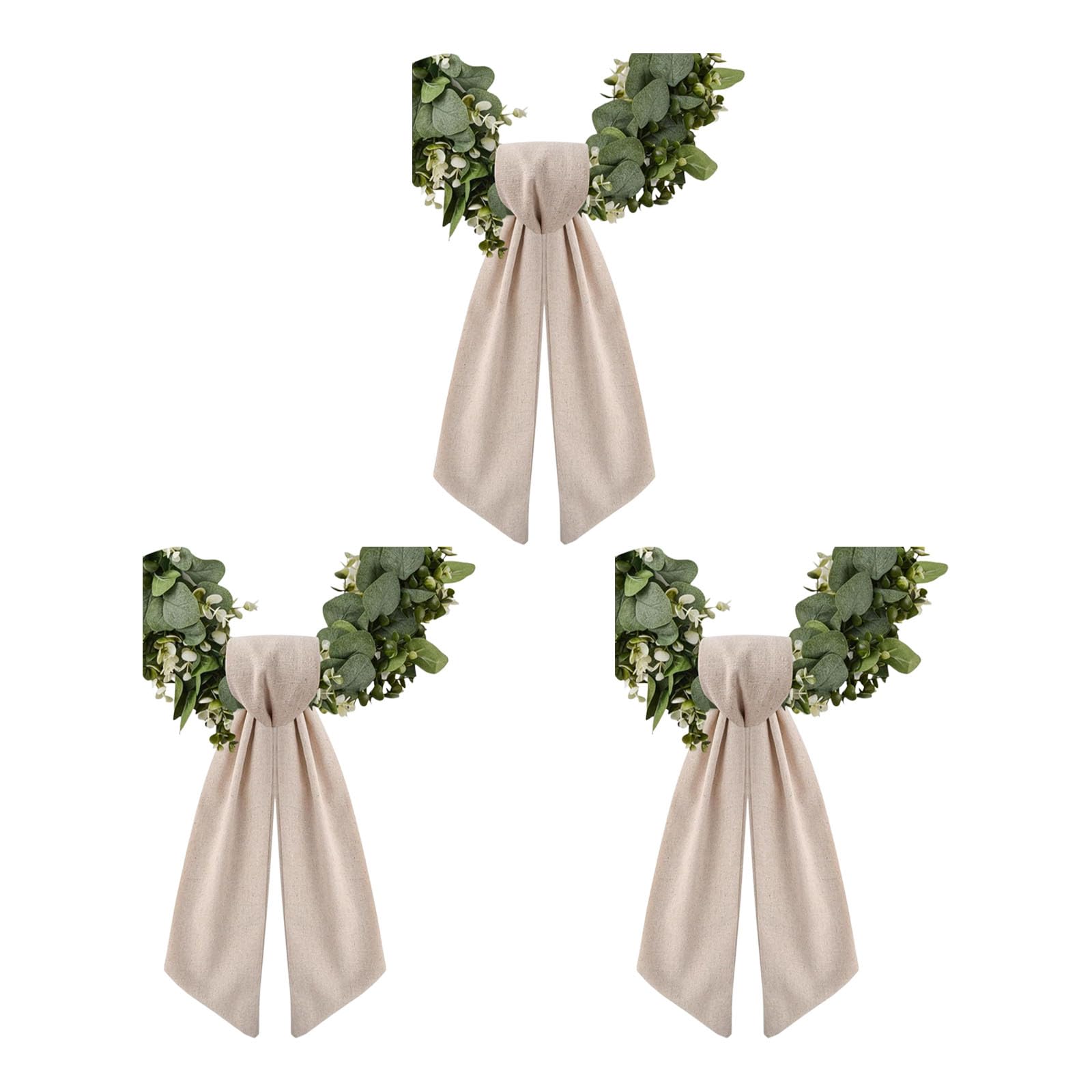 ZBIianxer 11.5Cm Decorative Wreath Ribbon for Fireplaces Staircase or Table Runner Stylish Brown Home Accent Home Deck Bend Belt