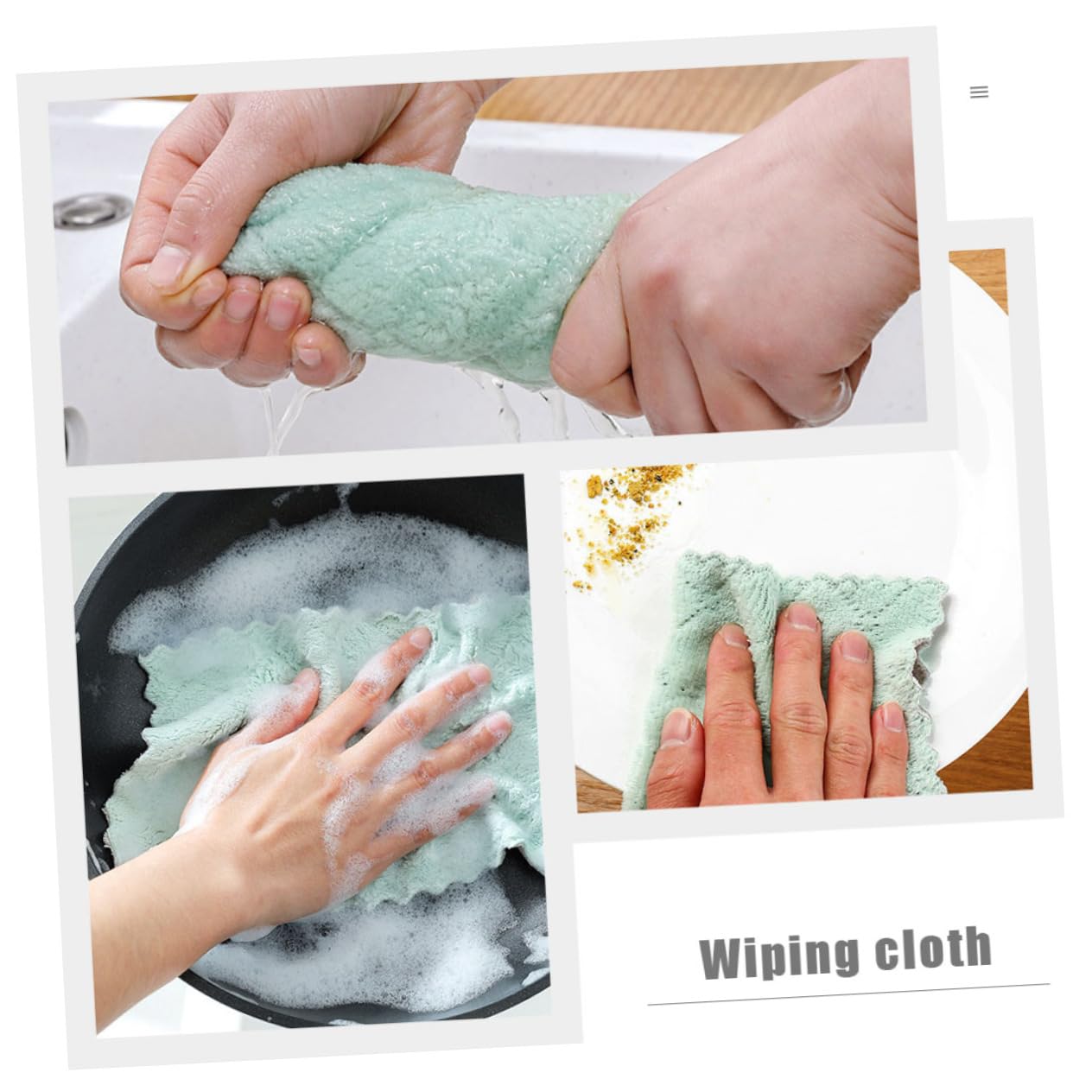 Gatuida 40piezas Paquete De Paños De Cocina Absorbentes De Microfibra para Limpieza Eficaz Reutilizables y Lavables para Utensilios y Menaje De Cocina