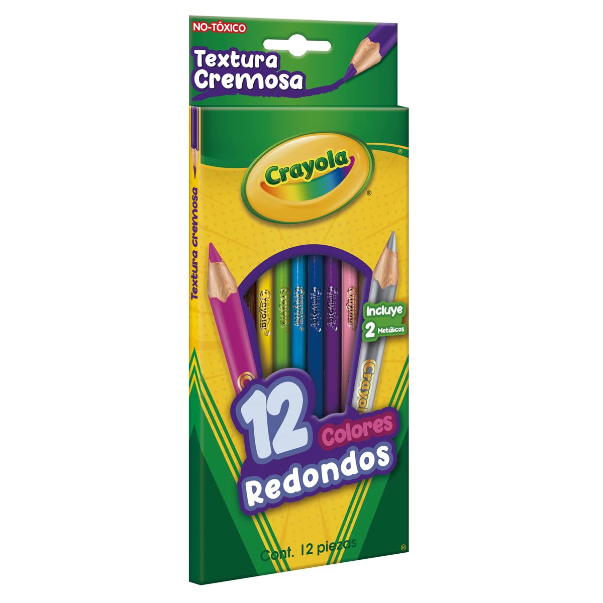 Crayola 68–4012 Crayons de Couleur, 12-Count, Lot de 1, Couleurs Assorties (Discontinued par Le Fabricant)