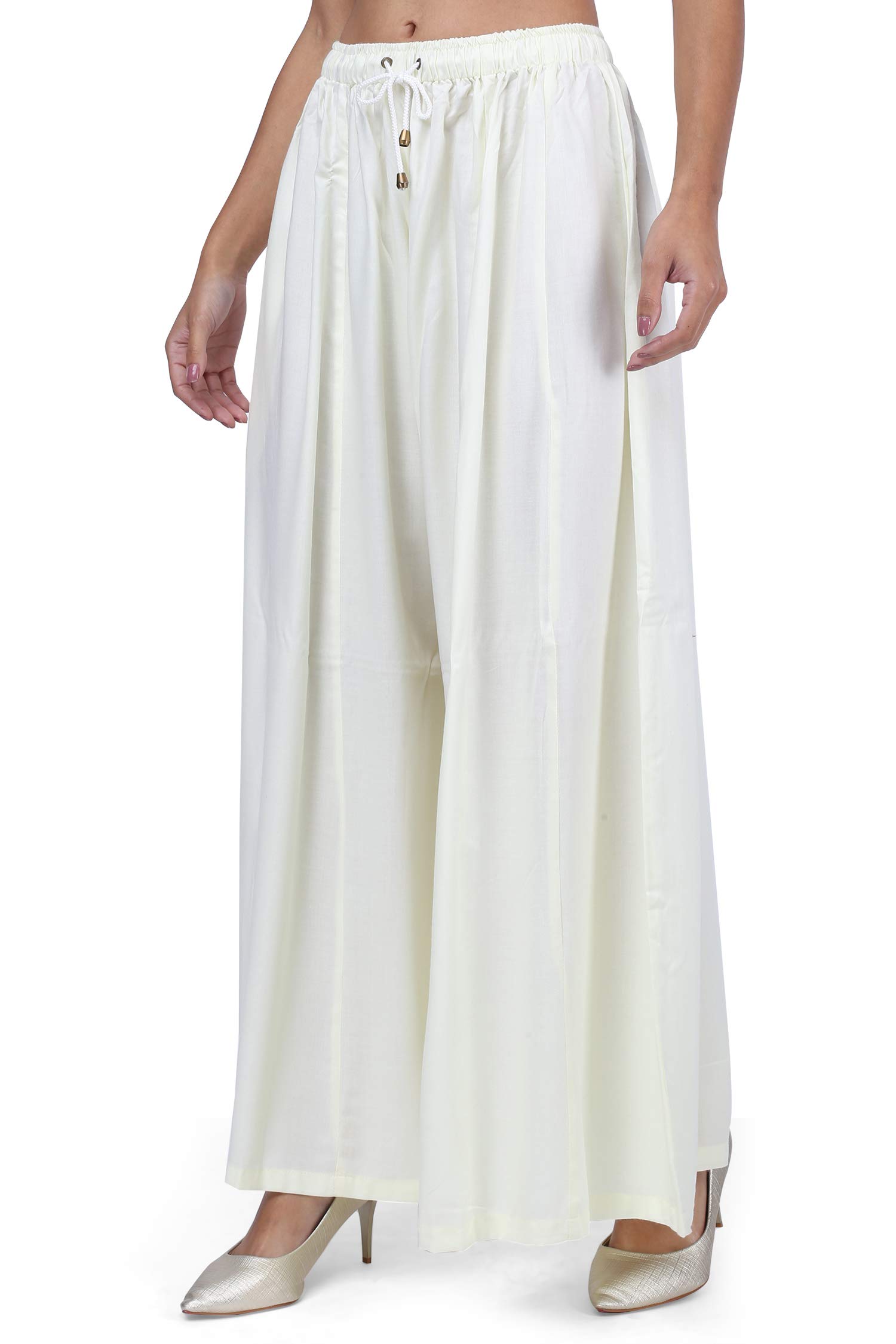 3wishRayon Flared Palazzo Pants Loose-fit Trousers for Women (from Ayesha Creations)