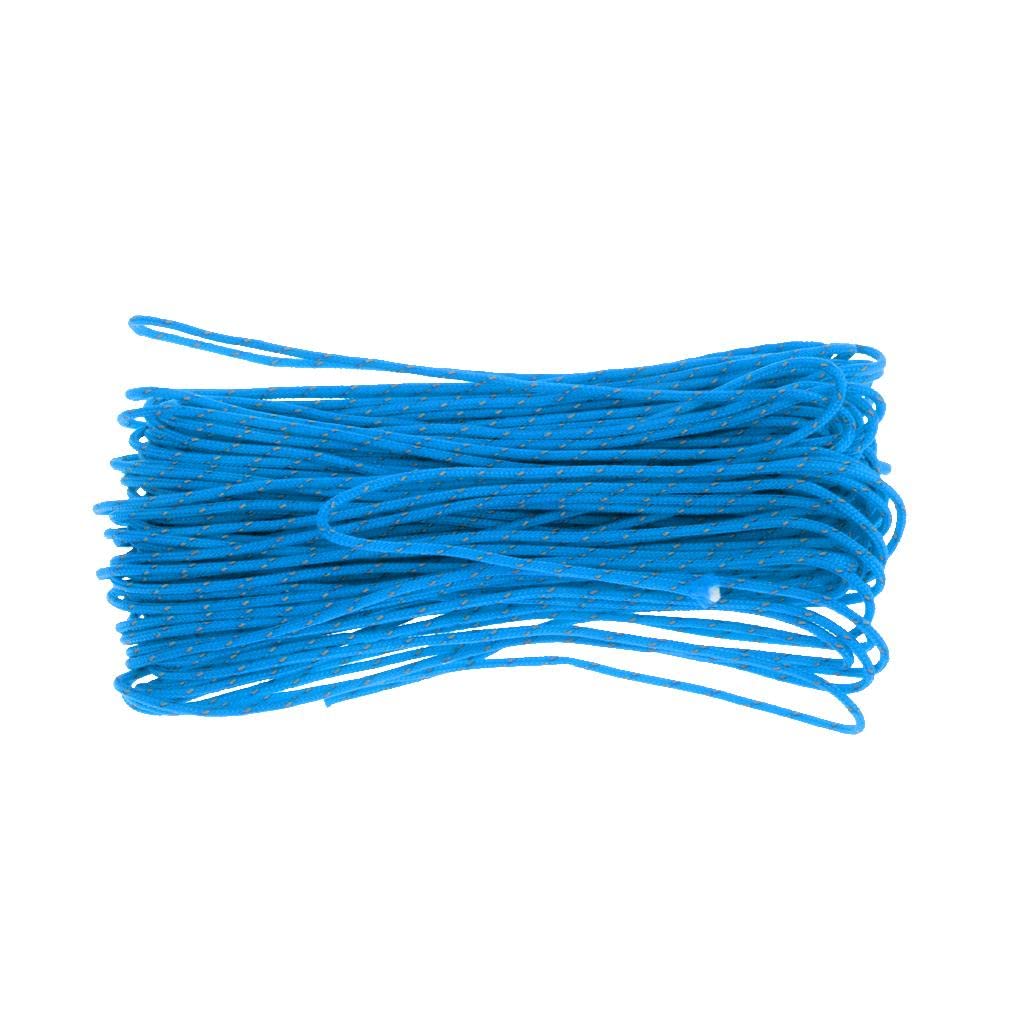 merishopp 20m 1.8mm camping tent awning reflective guyline rope runners cord - blue|sporting goods | outdoor sports | camping & hiking |tent & canopy accessories