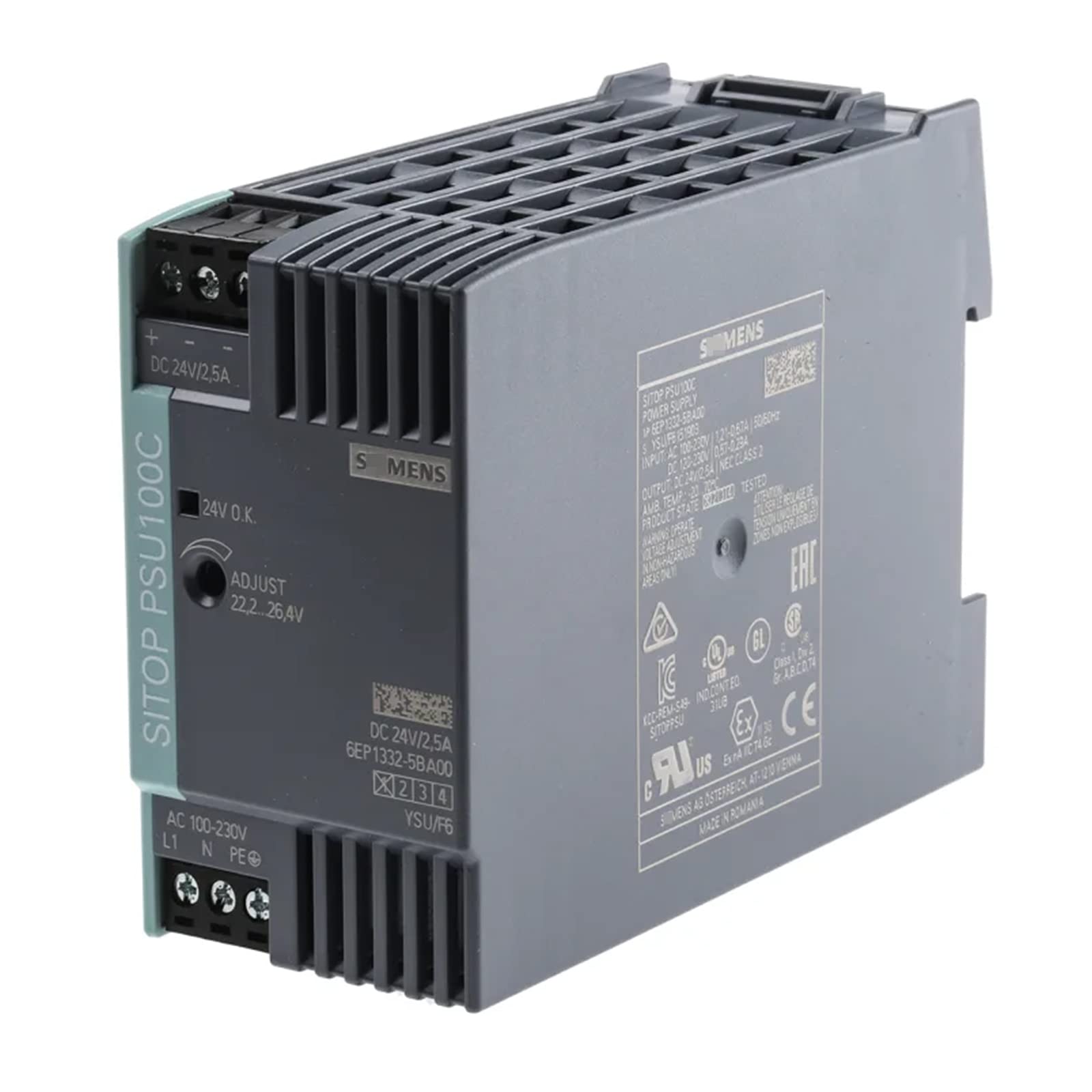 Module 6EP1332-5BA00 alimentation rail DIN pour composant automate programmable - 2
