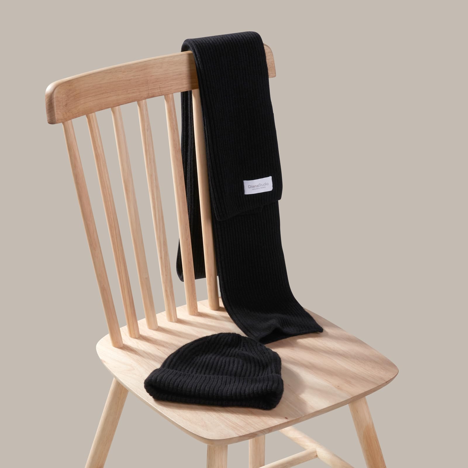 Diana Studio - Cappello in Cashmere e Lana Merino, Unisex, Fatto in Italia