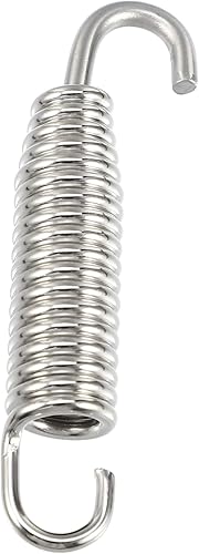 Miniatura 4 de X AUTOHAUX 2 piezas de resorte universal para tubo de escape para motocicletas de 2.283in, 2.28 pulgadas, gancho de resorte de tubo de escape de