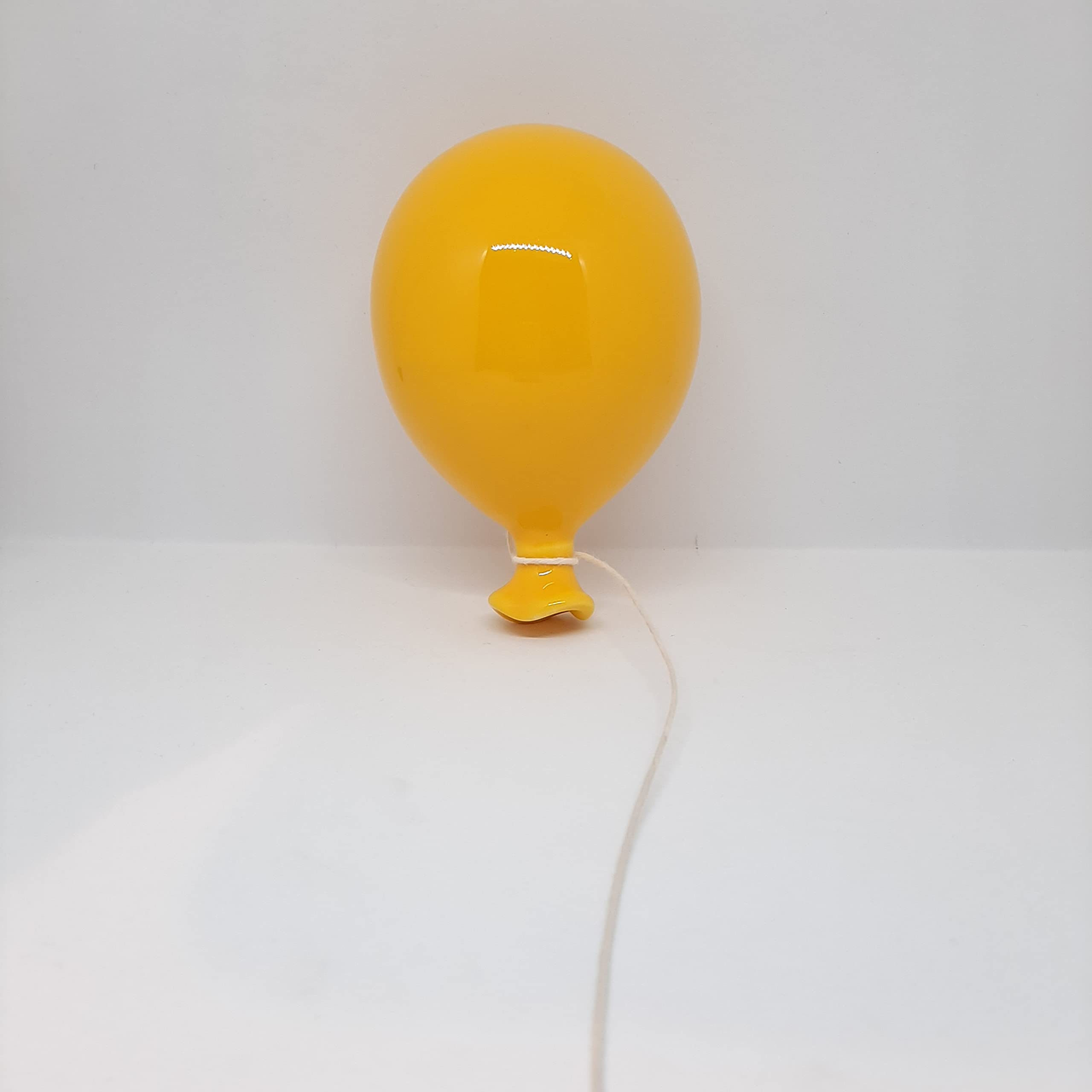 Palloncino in ceramica da appendere al muro, fatto a mano, artigianato, decorazione da parete, ideali per bomboniere