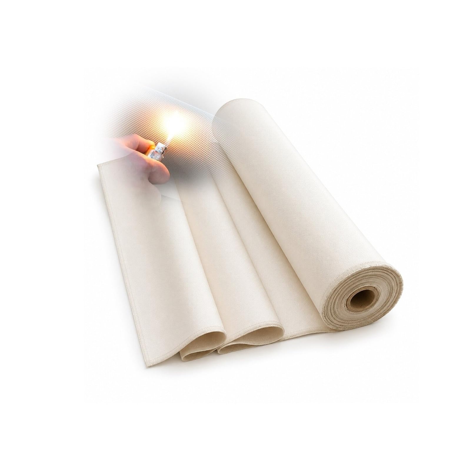 Copertura Protettiva Ignifuga for Impieghi Gravosi | Rotoli Di Tessuto In Fibra Di Silice Protezione Da Scintille E Calore(0.92mx4mx1.0mm)