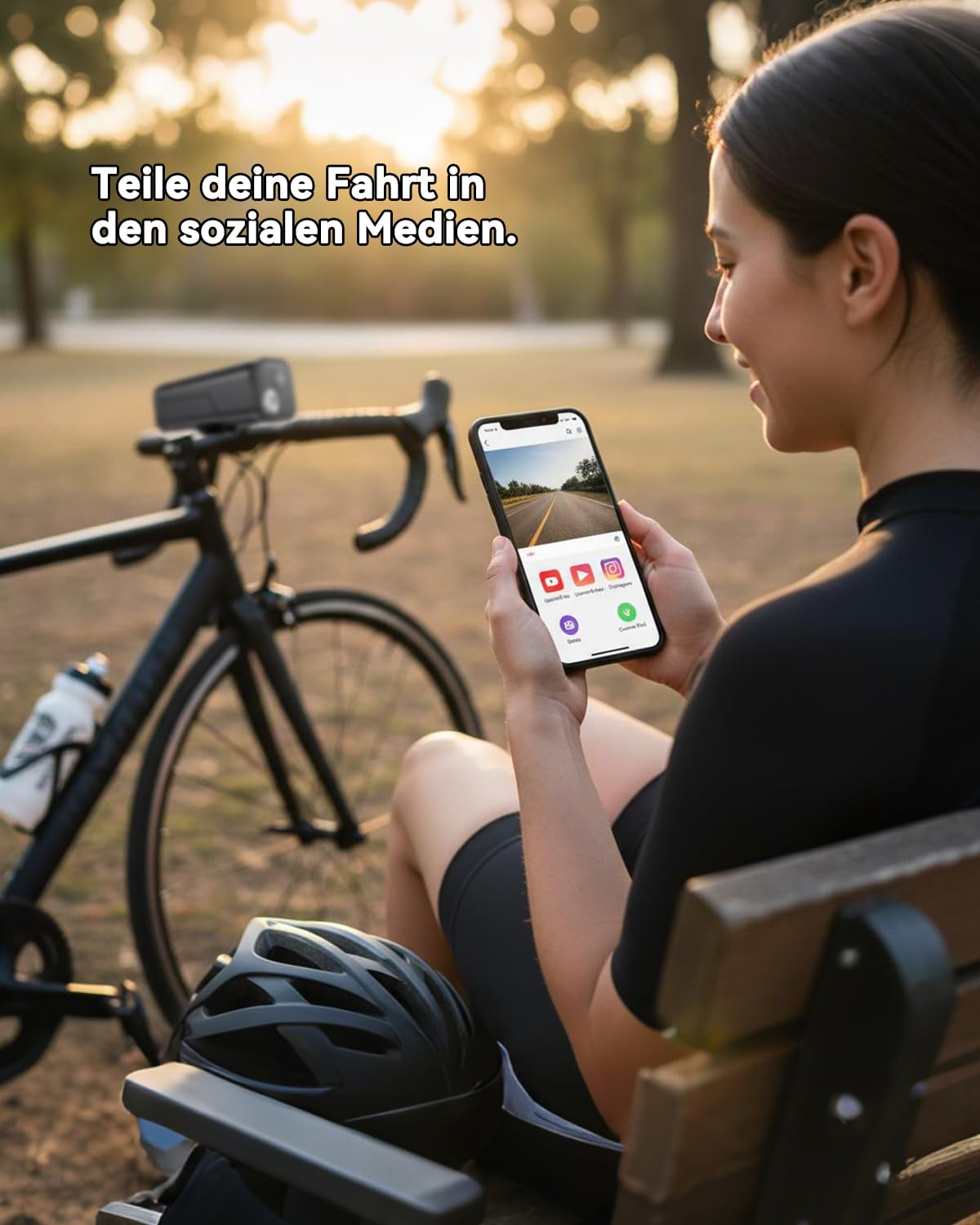 Spedal 4K Dashcam Motorrad, WiFi Dashcam Auto mit GPS-Tracking, 6-Achsen EIS, 6h Akku 30fps Action Cam, Fahrrad Kamera, 132° Weitwinkel, IP65 wasserdicht, Nachtsicht, inkl. 64GB SD-Karte (Grau)