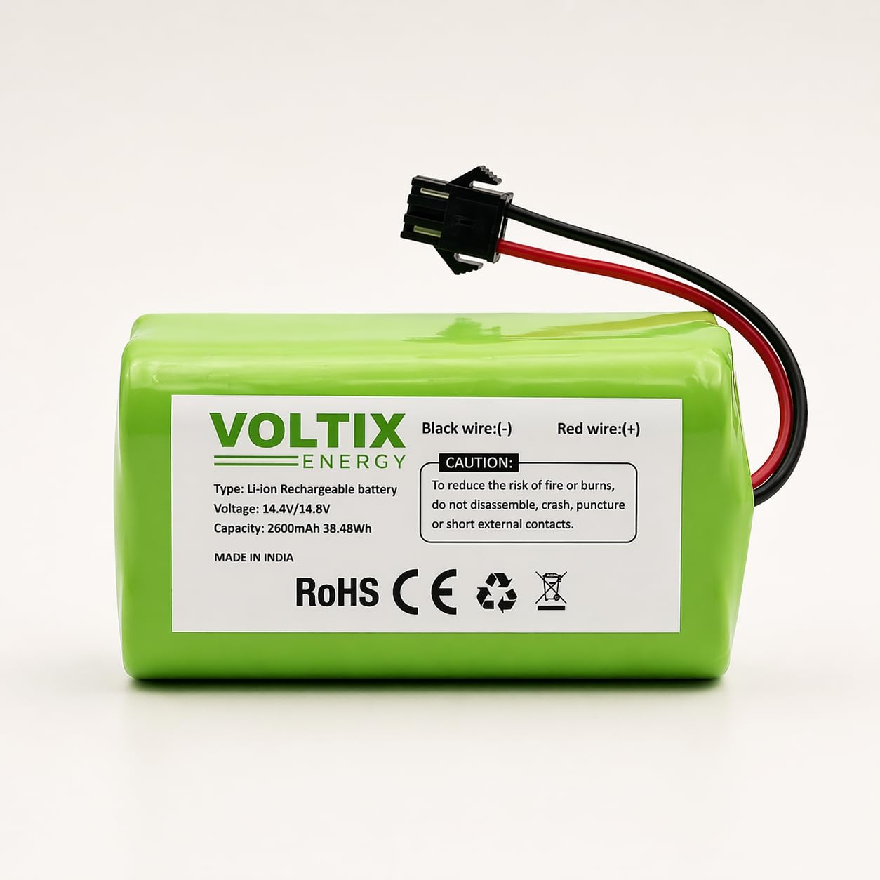 14.8V 2600mAh Li-ion Replacement Battery Compatible with Eufy RoboVac 11 11S 30 15C 15T 12 35C, Deebot N79 N79S DN622, Goovi F007C D380 D382, Amarey A800 A900, Coredy R300 R500-image-29