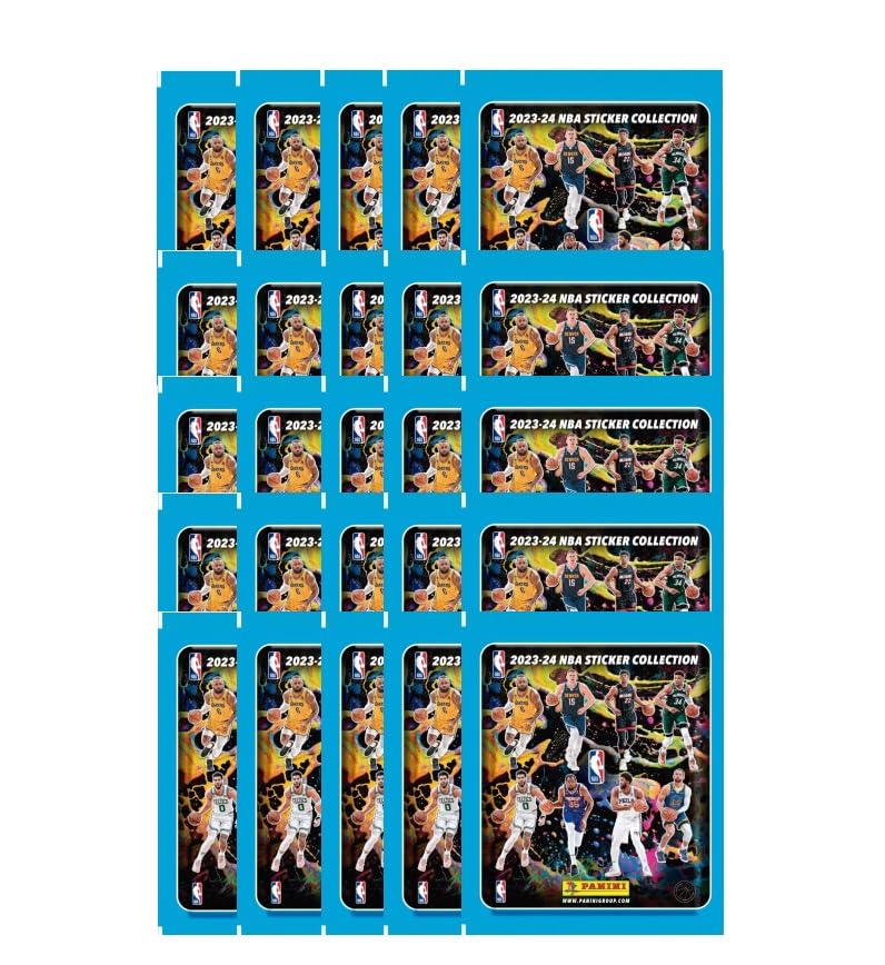 NBA sticker collection 2023 2024 Edición ESPAÑA sólo cromos -SIN CARTAS - (25 sobres)