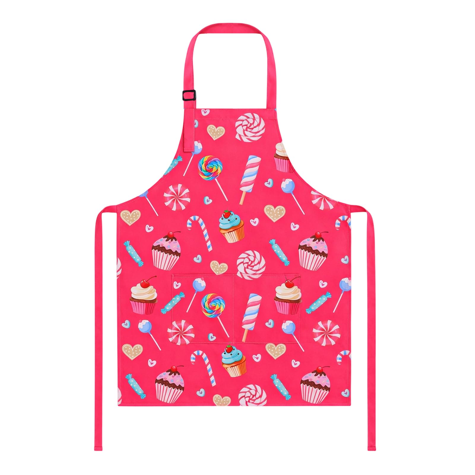 saerryor Kids Aprons for Cooking Cartoon Style Adjustable Kids Baking Apron