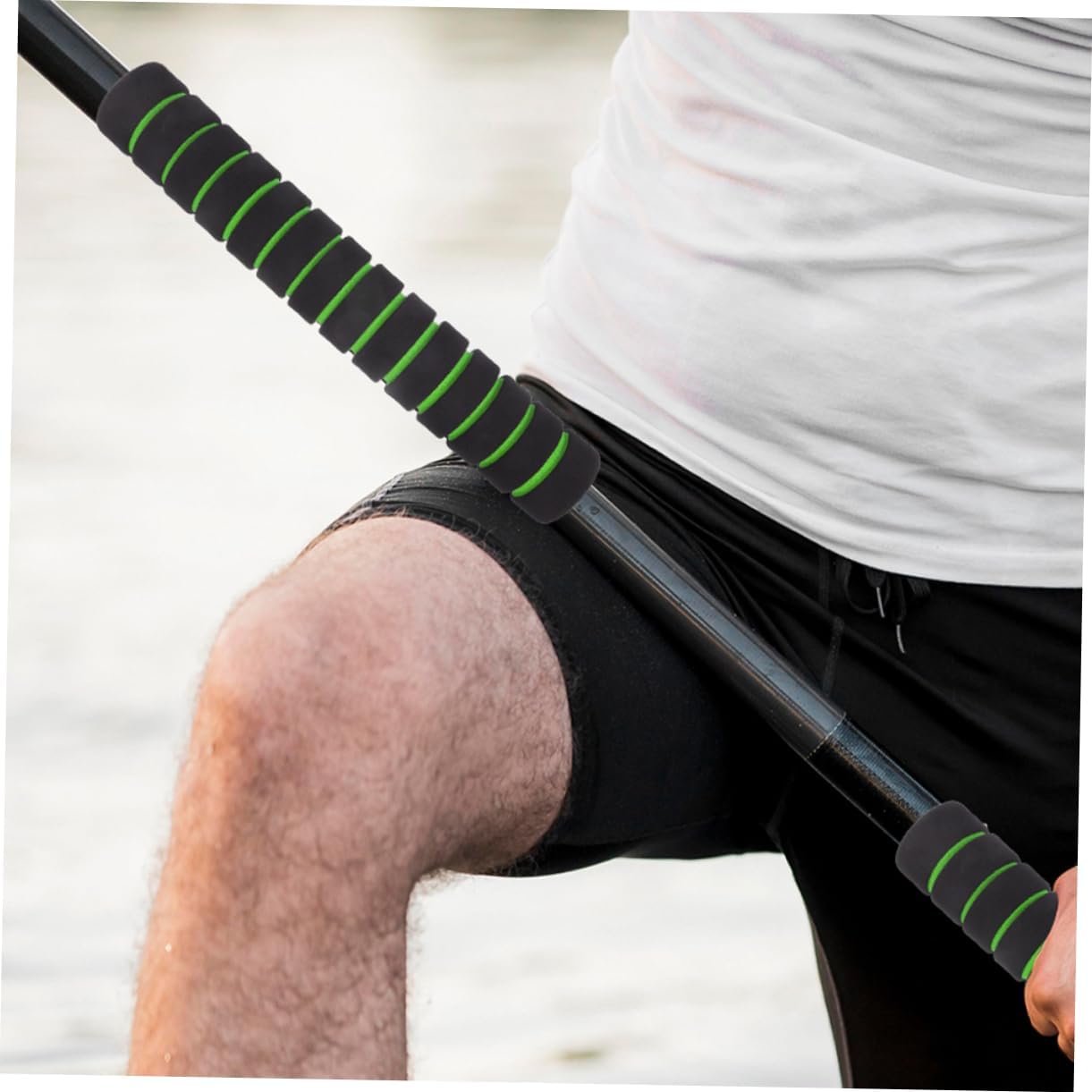 LIOOBO Oars Non-Slip Cover Kayak Handles Cover Cushion Grip Key Paddle Leash for Kayaking Accessories for Kayak