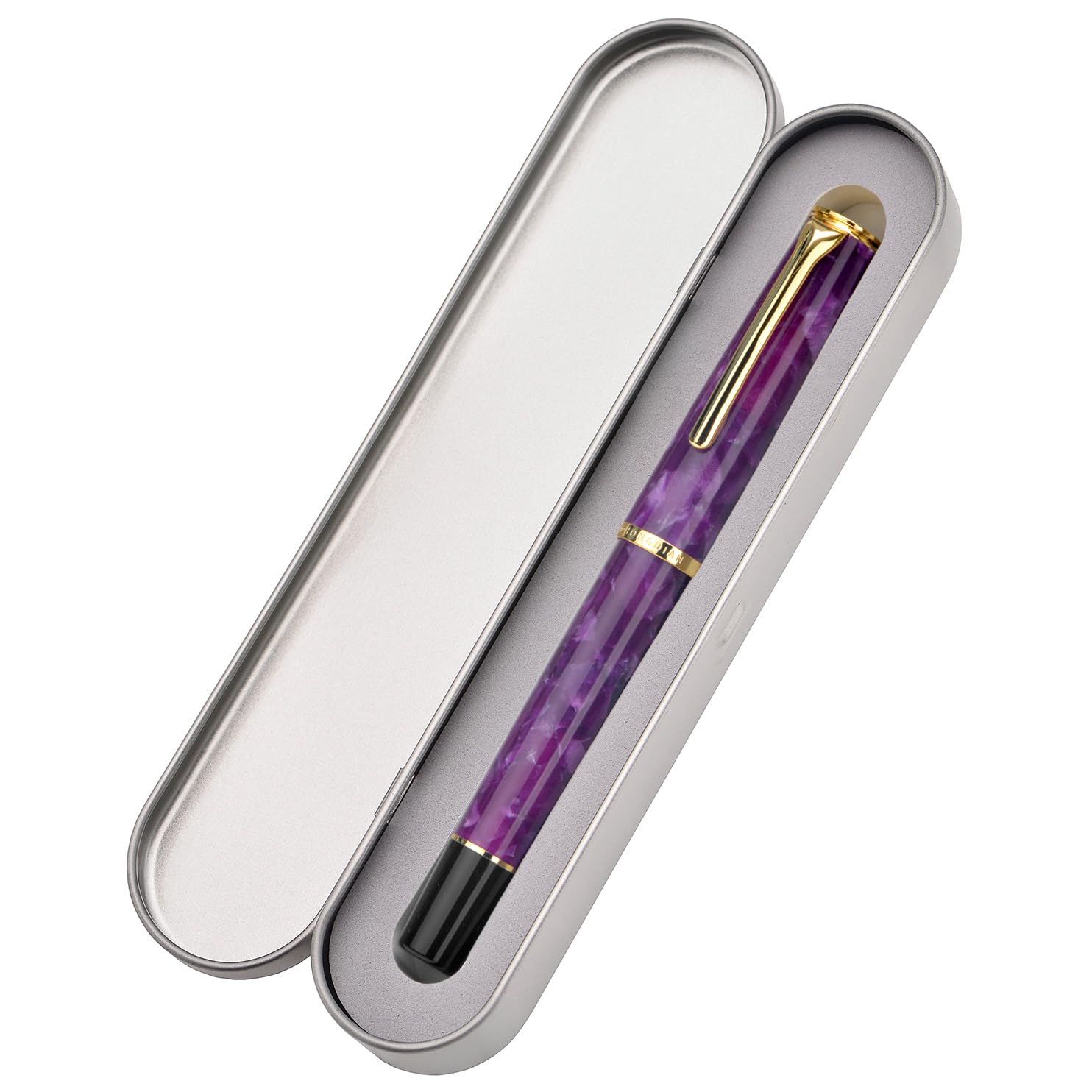 Lamy Pluma Pluma Estilográfica N12 Hong Dian - Punta Extrafina 0.4mm, Acrílico Azul Turquesa, Llenado Por Pistón Fountain Pen