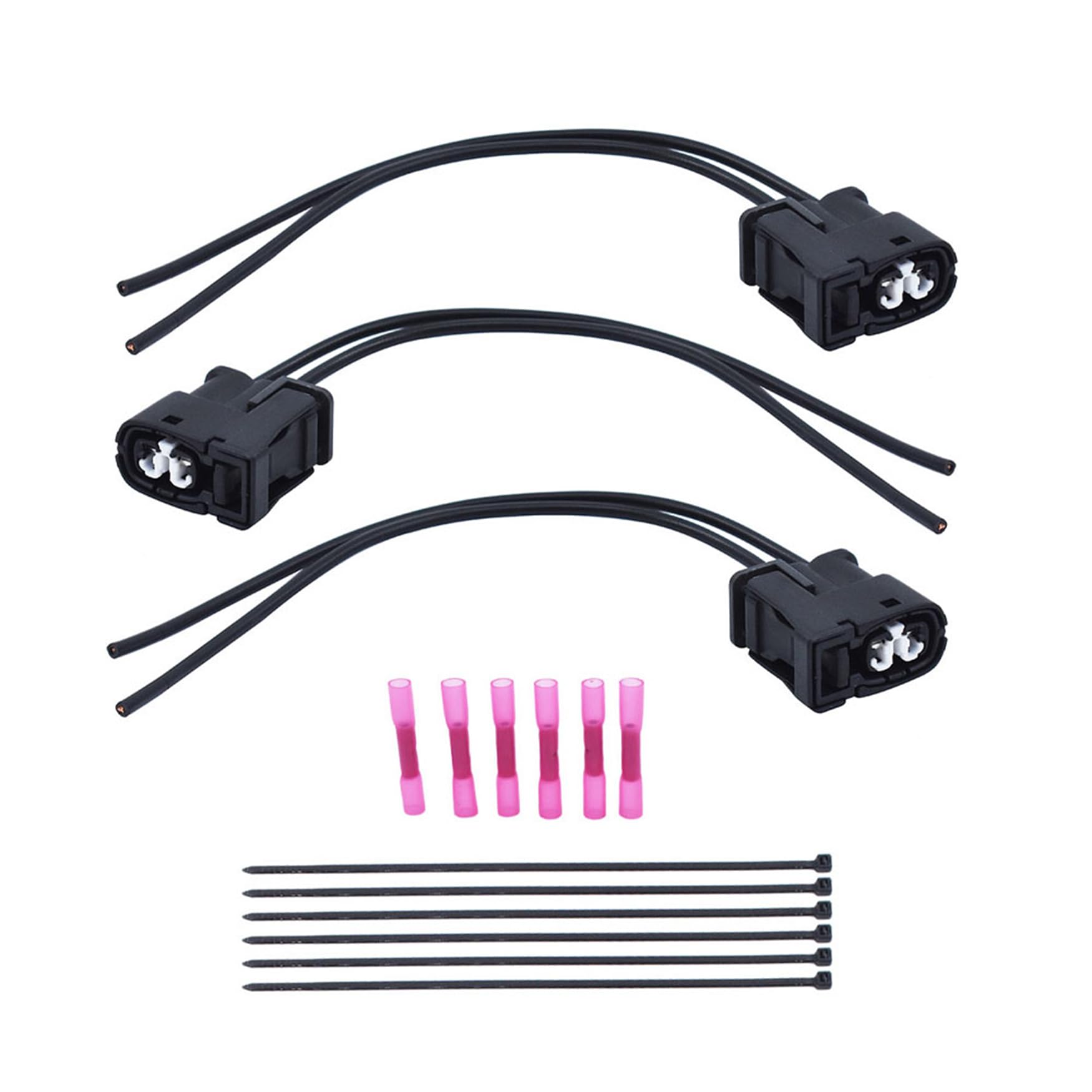 WFLNHB 3 Pcs Ignition Coil Connector Plug with Wires fit for Toyota Lexus is300 GS300 SC300-image-17