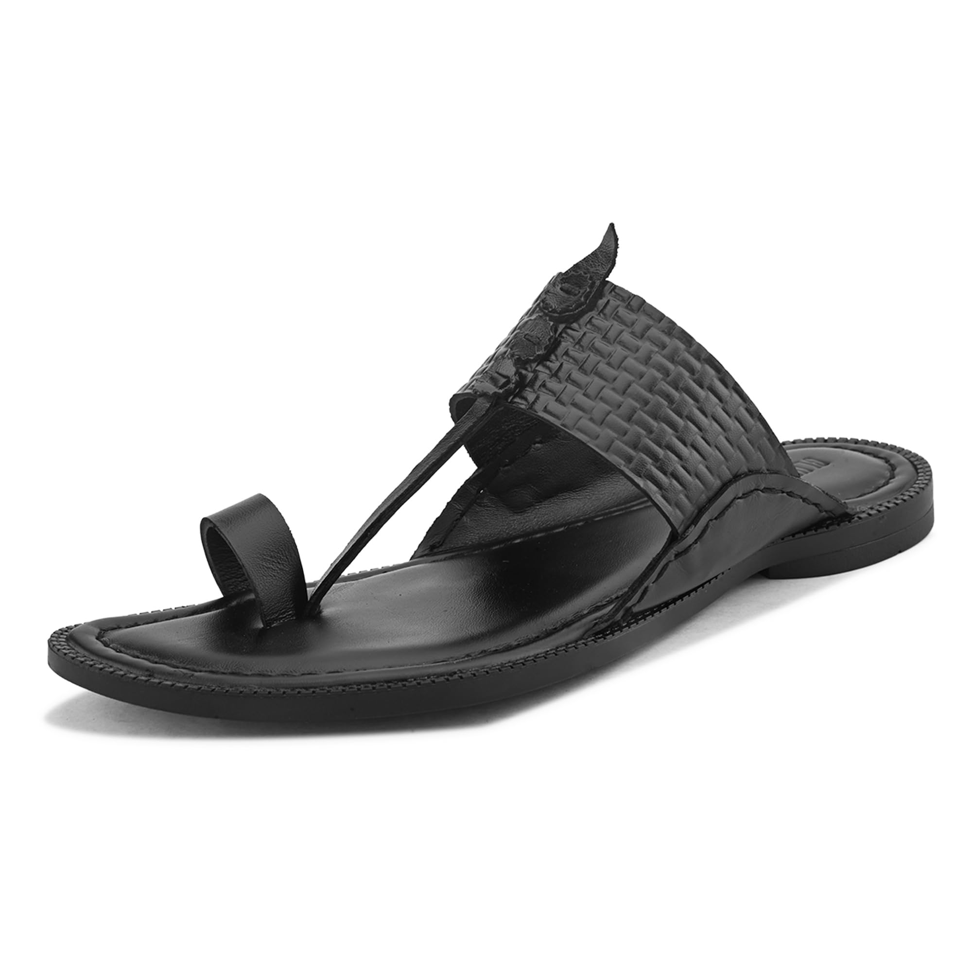 Sandal for Men | Grip Insole for Stability | Traditional Look with Leather made | Comfortable Casual look sandal for Men's (4043)-image-4