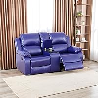 Vista 49 de A Ainehome Juego de muebles de sala de estar, juego de sofá reclinable, sofá de dos plazas para sala de estar, espacio pequeño, caravana, casa