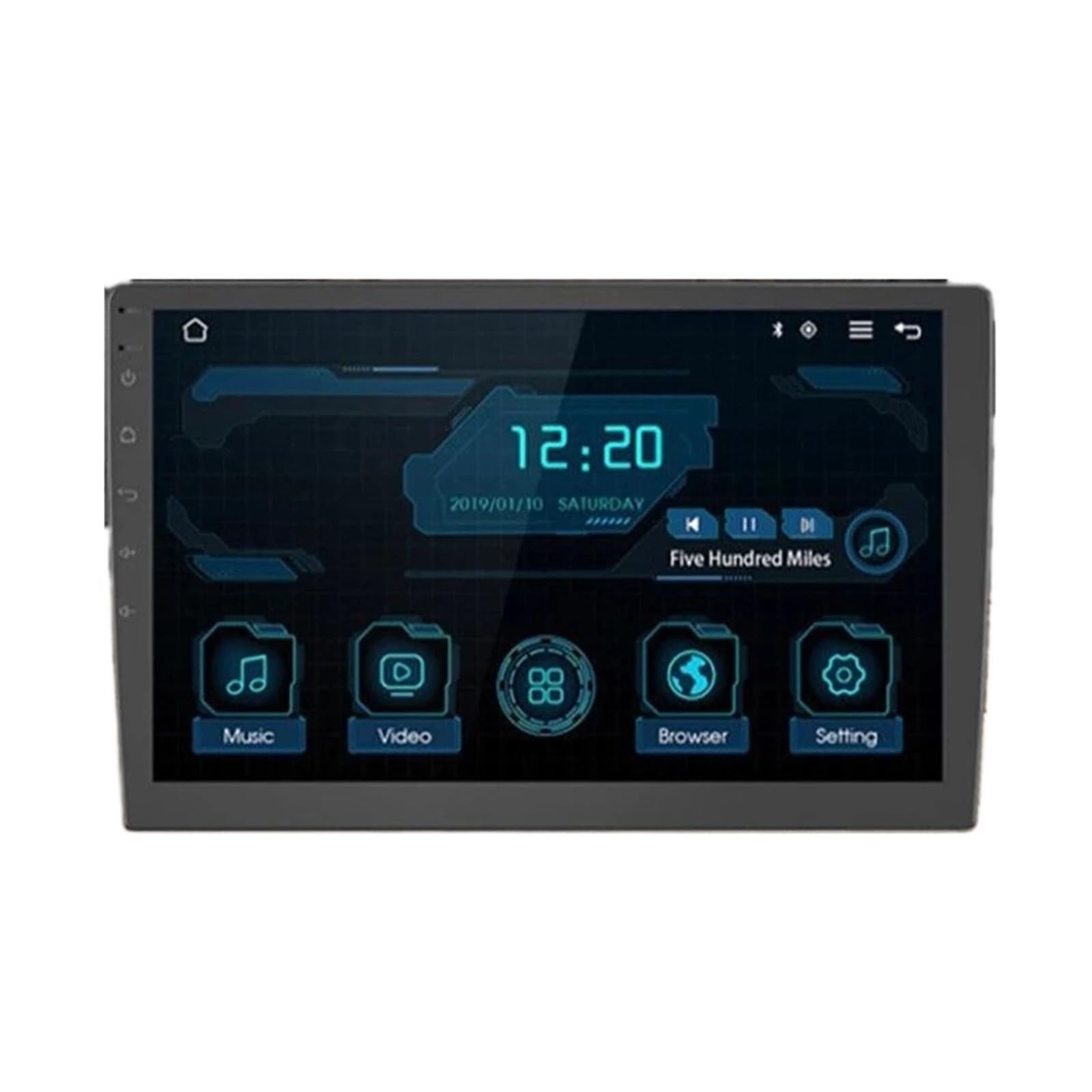 Moniteur D'appui-tête De Voiture 10,1 Pouces Tablette PC 4K WiFi Lecteur Vidéo Moniteur 1G RAM 16GB HDMI IR AV FM Télécommande De Jeu(2 pcs)