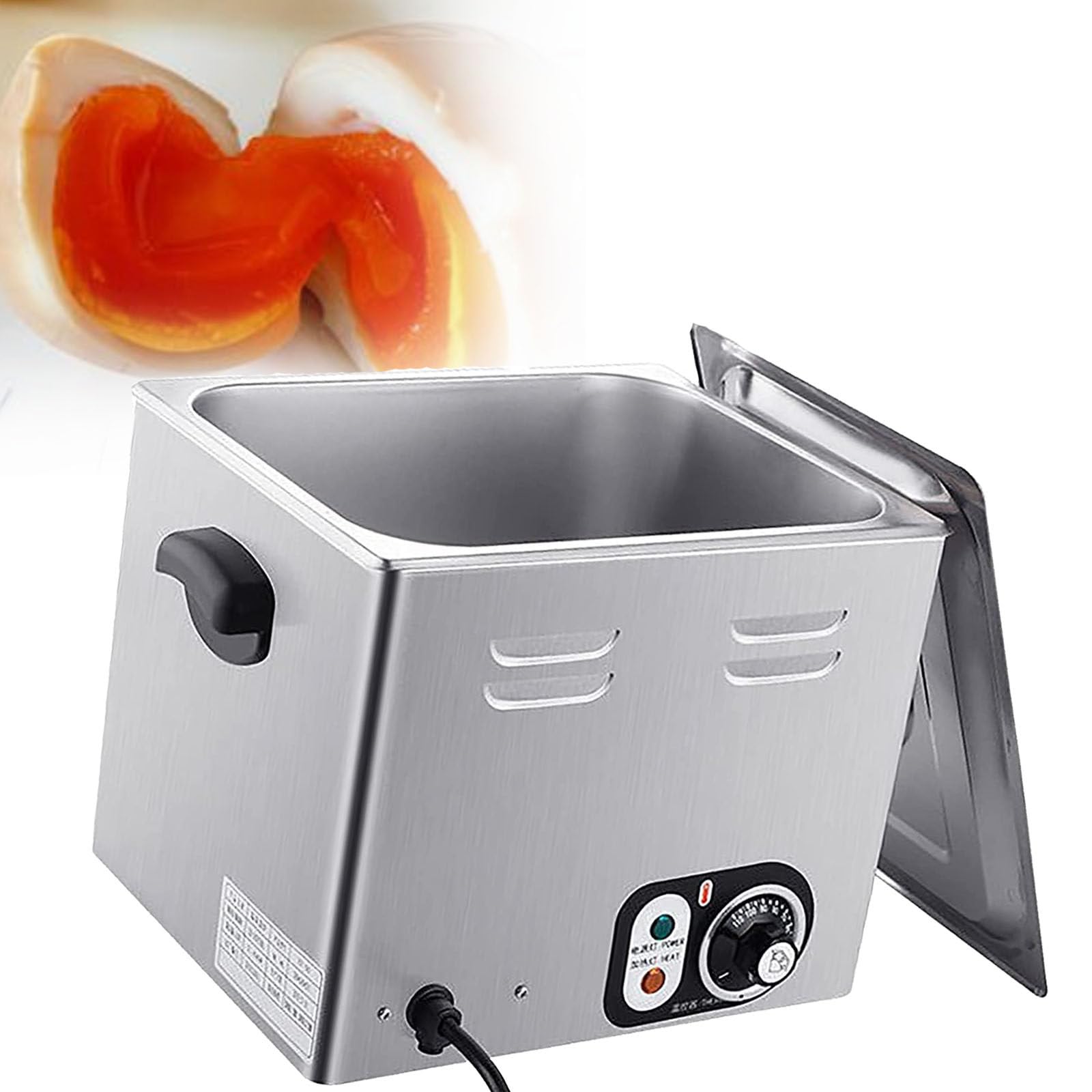 Cocedor de Huevos eléctrico de Cocina, cocedor de Huevos Termales, cocedor de Huevos Termales Comercial, máquina automática para Hacer Huevos Semi-hervidos y Huevos pasados por Agua.