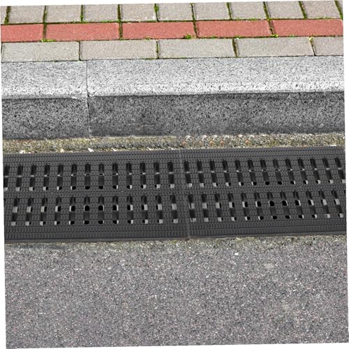 Caniveau extérieur plastique et couverture de drainage pour écoulement sol
