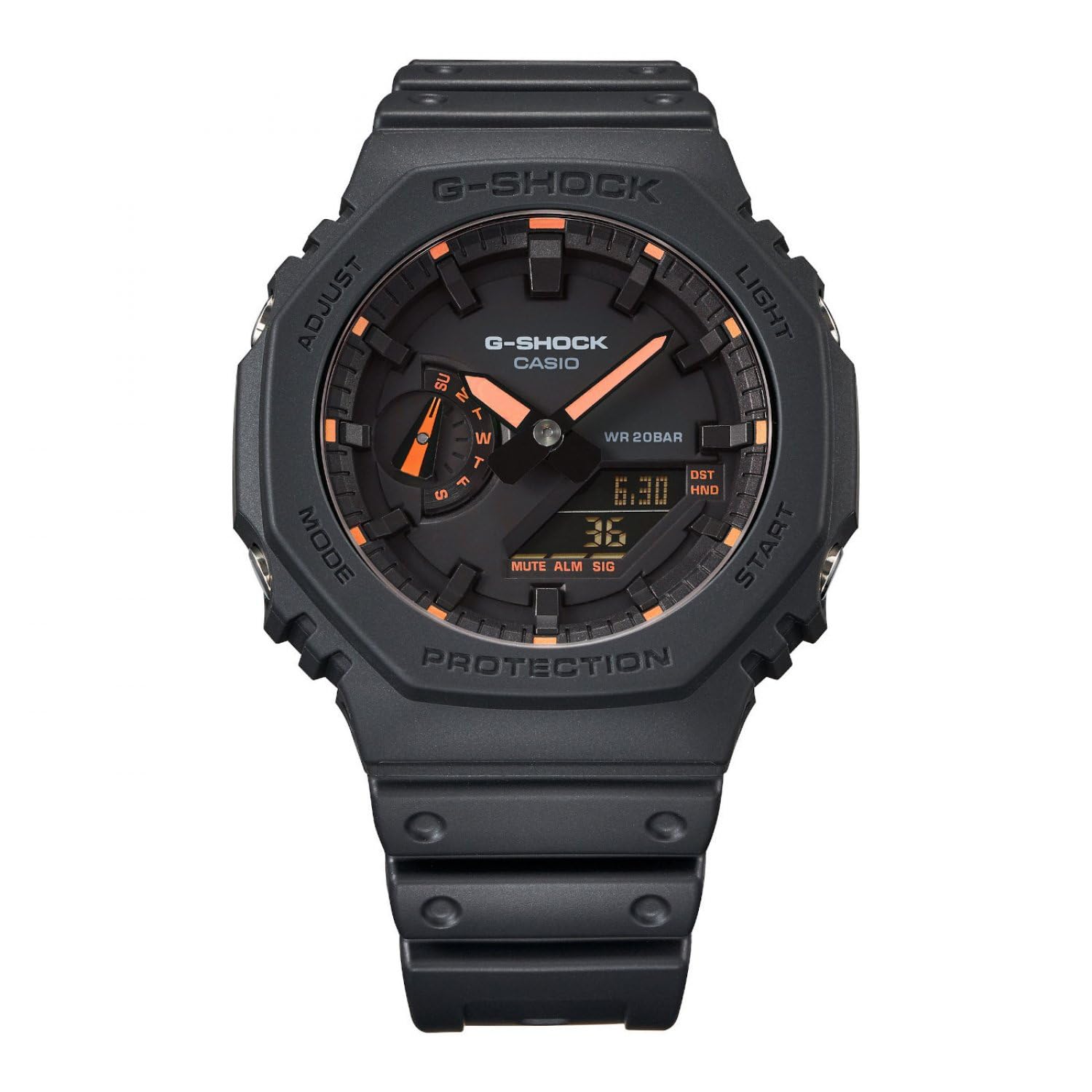 Casio G-Shock Orologio Uomo in Resina e carbonio - CA.GA-2100-1A4ER