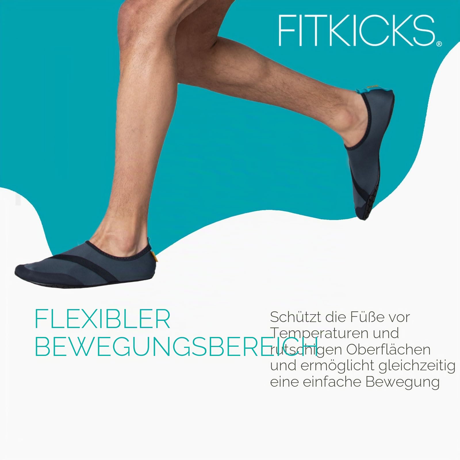 FITKICKS Active Herren Footwear Faltbare Wasserschuhe