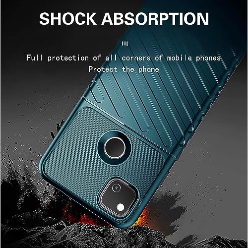Image of Shockproof Back Cover Case for Google Pixel 4a 4G | 360 Degree Protection | Protective Design | Anti-Scratch Tough Slim TPU Case for Google Pixel 4a 4G (Green)