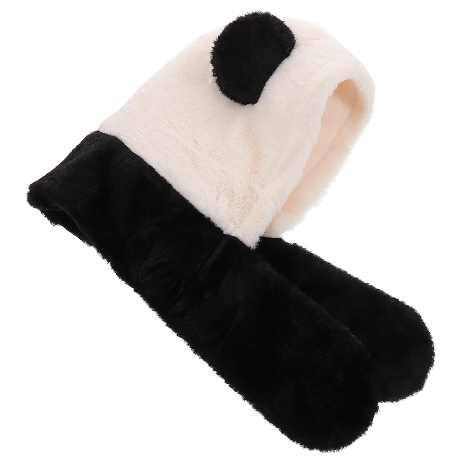 Healeved 4 Piezas Gorro de Panda para Mujer y Niña, Felpa Imitación