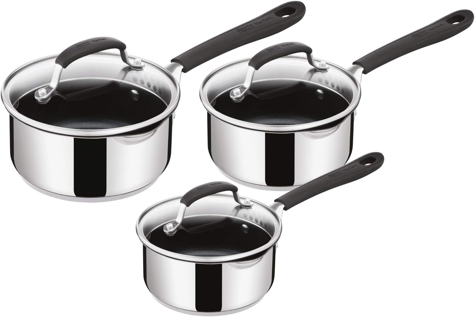 Tefal Jamie Oliver Cook’s Classics Pots & Pans Set, 5 Pieces, NonStick