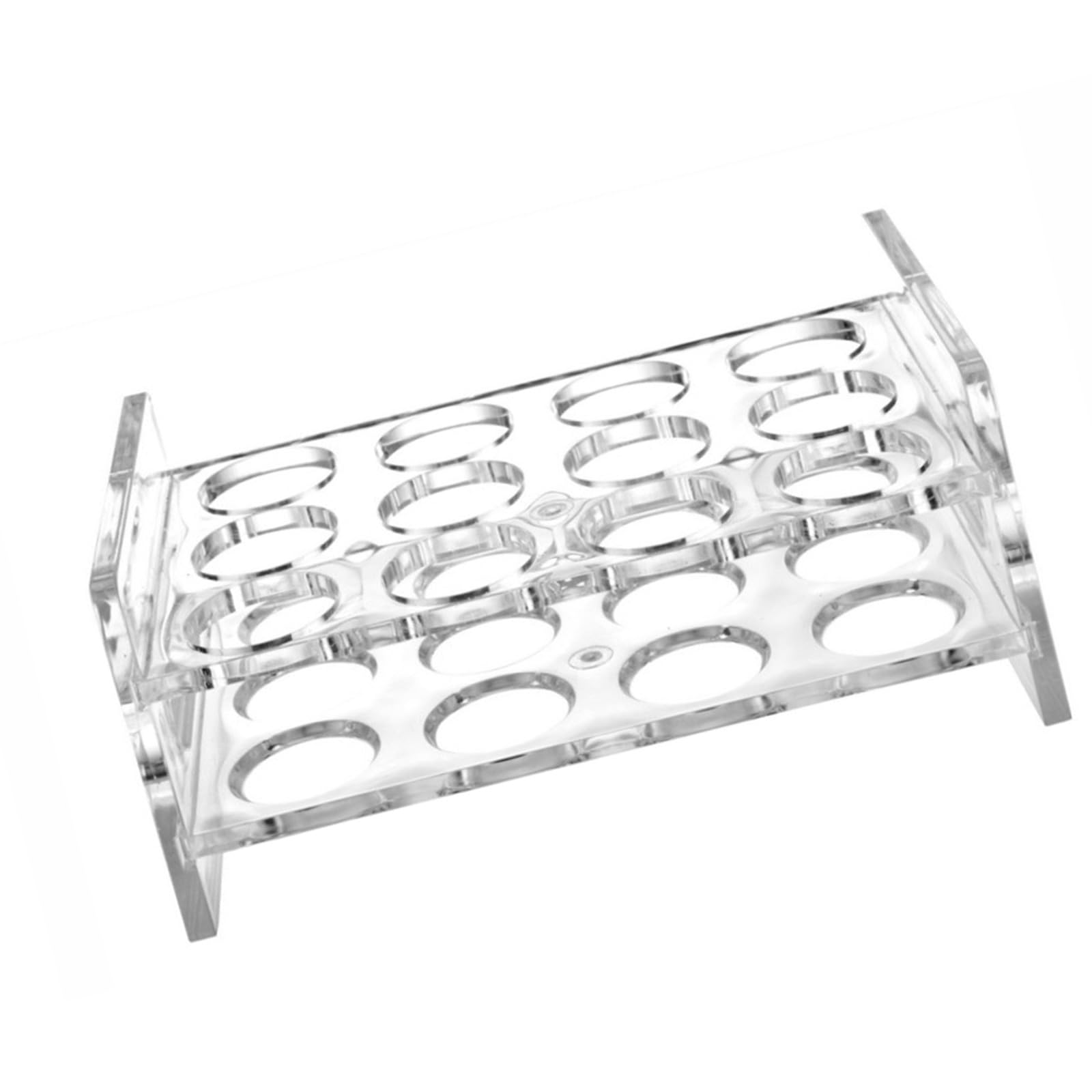 Jazuaiao Sturdy AS/PMMA Vertical Rack Tool-Free Assembly, Compact Space-Saving Kitchen Storage Stable Cup Holder