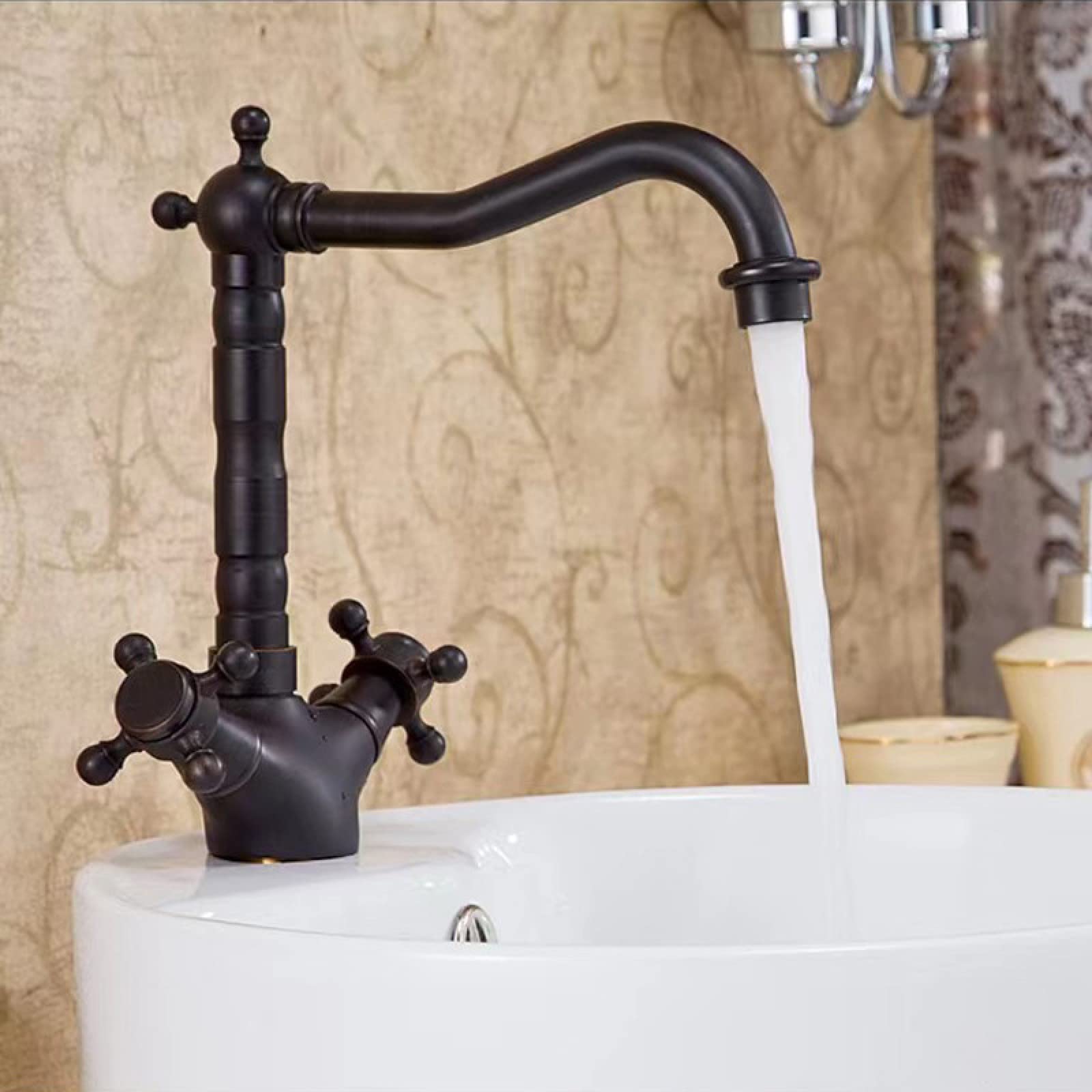 Fanjubei Heigu All-Copper Hot And Cold Washbasin Faucet
