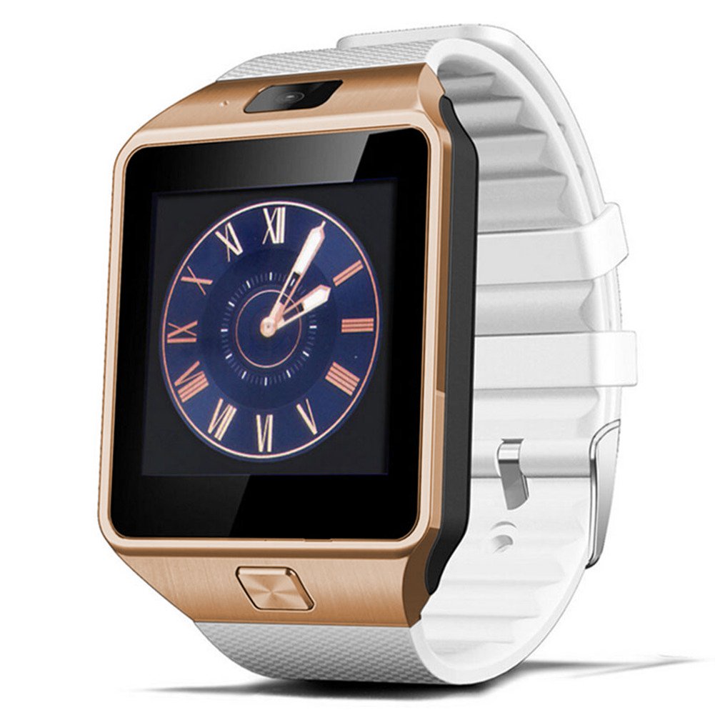 Amazqi Smart Watch, Smartwatch Phone with SD Card Pedometer Call Text  Notification SIM Card Slot Music Player Camera Compatible for Android  Samsung Huawei and iPhone (Partial Functions) for Men Women- Buy Online