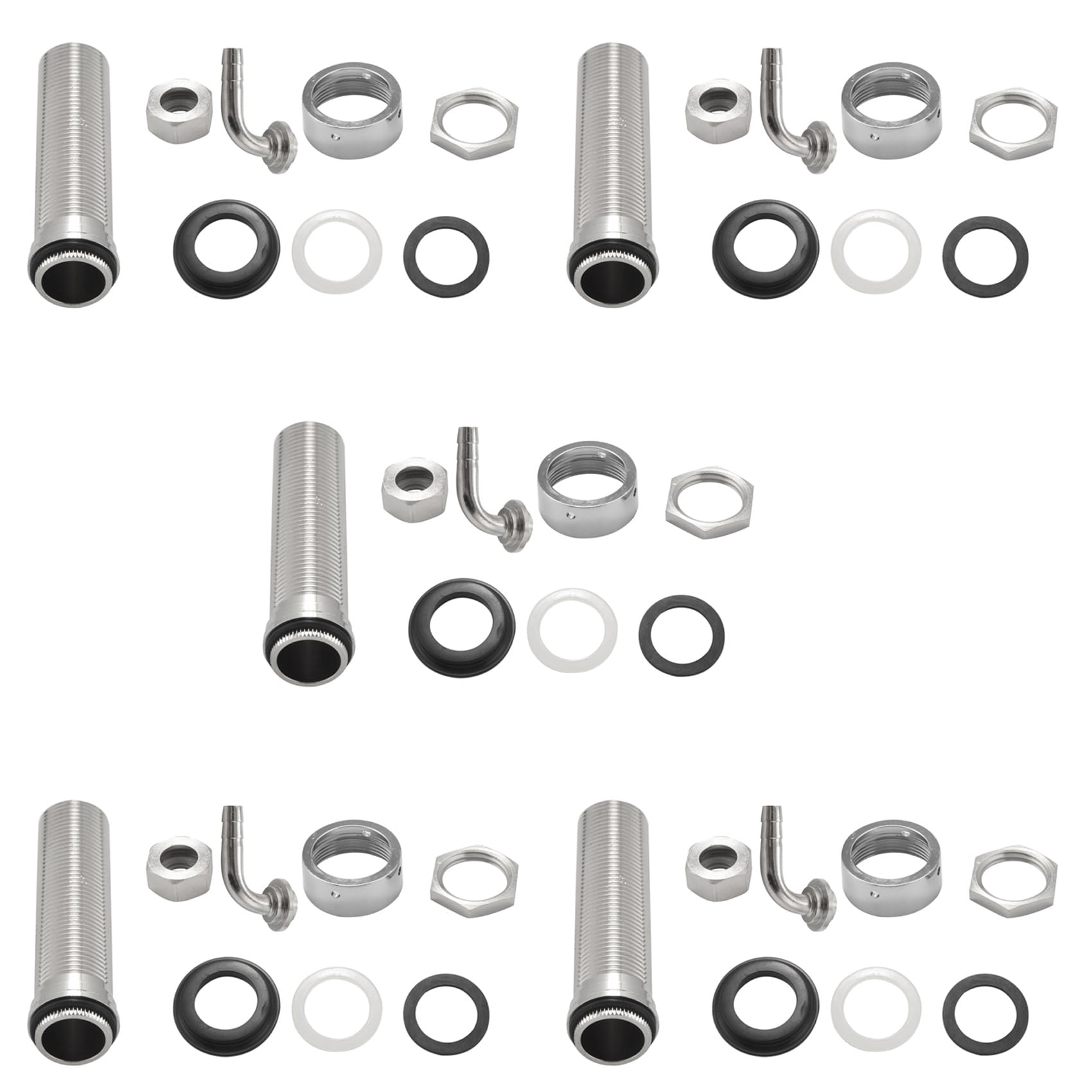 Coude de tige d'acier inoxydable de 92.5mm diamètre 8mm pour baril de bière