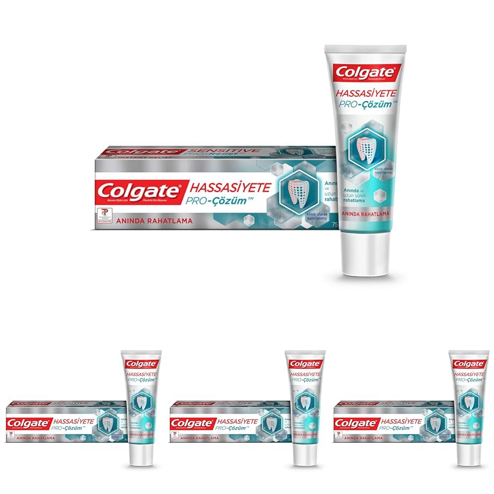Colgate Hassasiyete Anında Çözüm Onarım + Diş Minesi Güçlendirme Diş Macunu 75 ml 4lü paket