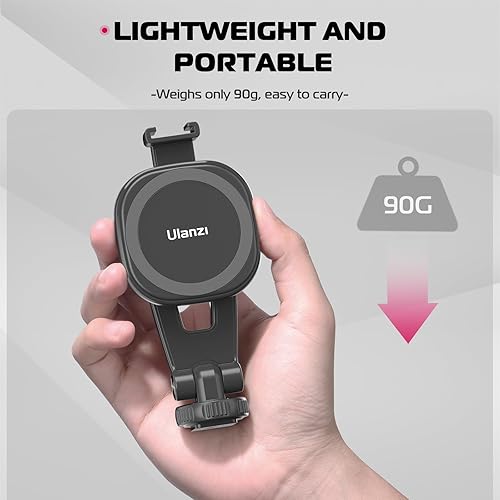 Miniatura 4 de ULANZI Soporte magnético para trípode MA23, adaptador magnético para teléfono, accesorio de trípode compatible con MagSafe solo para iPhone 12 13 14