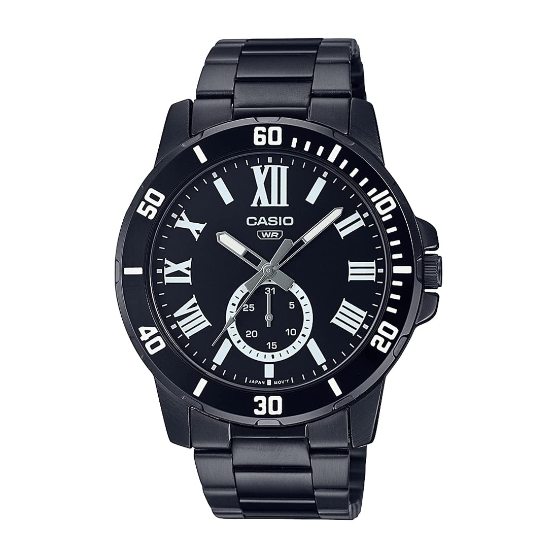 Casio Enticer Men Analog Black Dial Men MTP-VD200B-1BUDF (A2070) (B0BB84B83D) Amazon Price History, Amazon Price Tracker