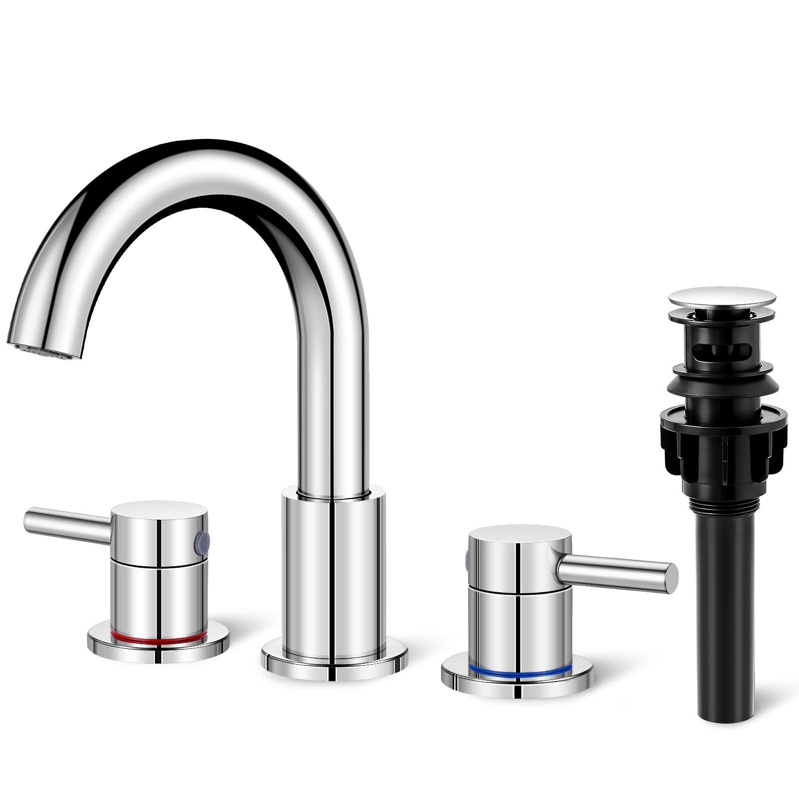 IUERASD Chrome Widespread Faucet