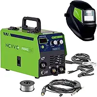 Máquina Inversora De Solda Fixmig1355 Bivolt 120a Mig S/Gás Mma Tig NEVVO + Máscara de Solda Com Escurecimento Automático MSN1200