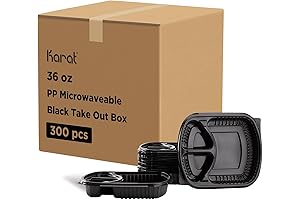 3-Compartment Meal Prep Containers for Kitchen