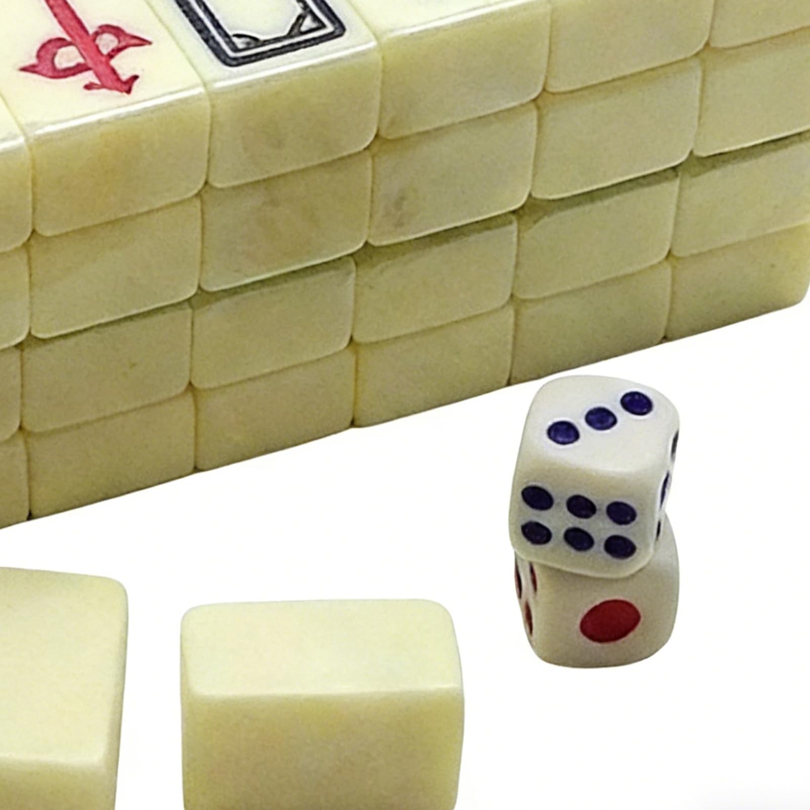Mahjong Juego de Juego - Juego de Mesa Portátil para llevar - Mahjong Set Juegos Para Familias - Para Exterior Hogar Apartamento Dormitorio Estudiante Hotel Viajes Camping Picnic Familia Adultos