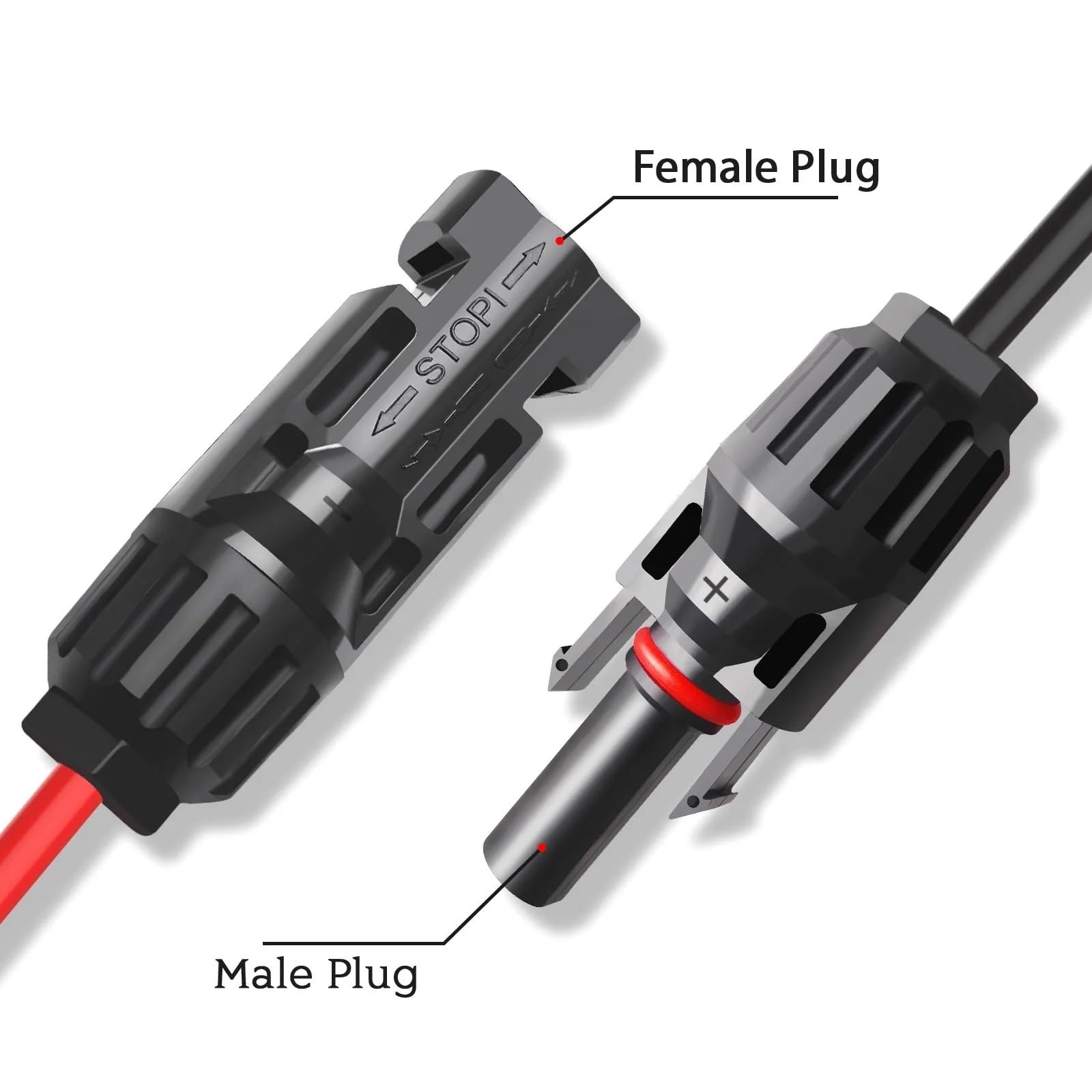 T10075 XT60 adapter do złącza solarnego męskiego żeńskiego przedłużacz do ładowania 12 AWG 3 metry przenośny kabel do elektrowni