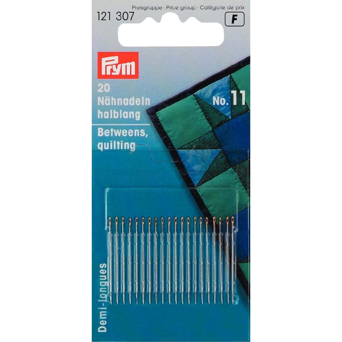 Prym - Steel (0.50 x 26mm) Quilting Needles - 1 Unit