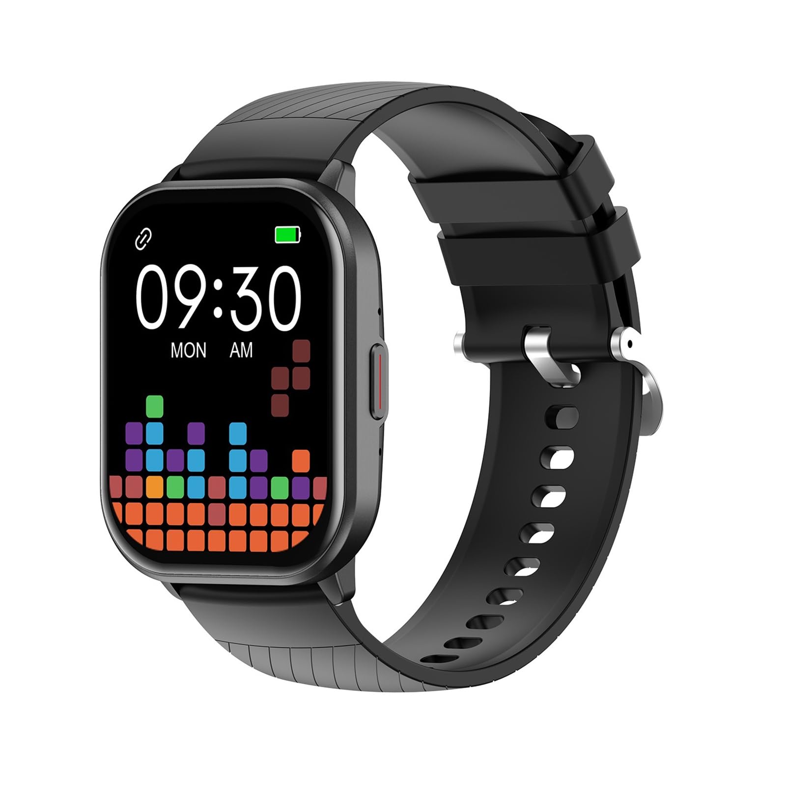 Relógio Digital Feminino Masculino Smartwatch Inteligente Bluetooth, Full Touch a Prova d 'água IP68 com 120+ Modos de Exercício e Esporte, Preto