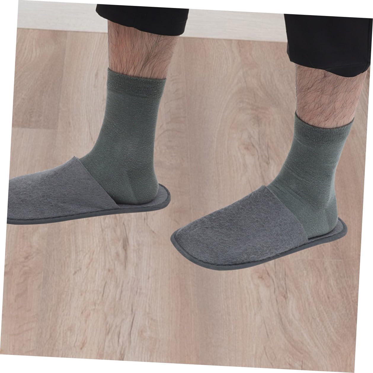 Baluue 20 Paia Pantofole da Viaggio Pieghevoli Unisex Leggere e Traspiranti Pantofole Portatili Monouso per Hotel Spa e Uso Domestico Comode per Viaggi e Ospiti