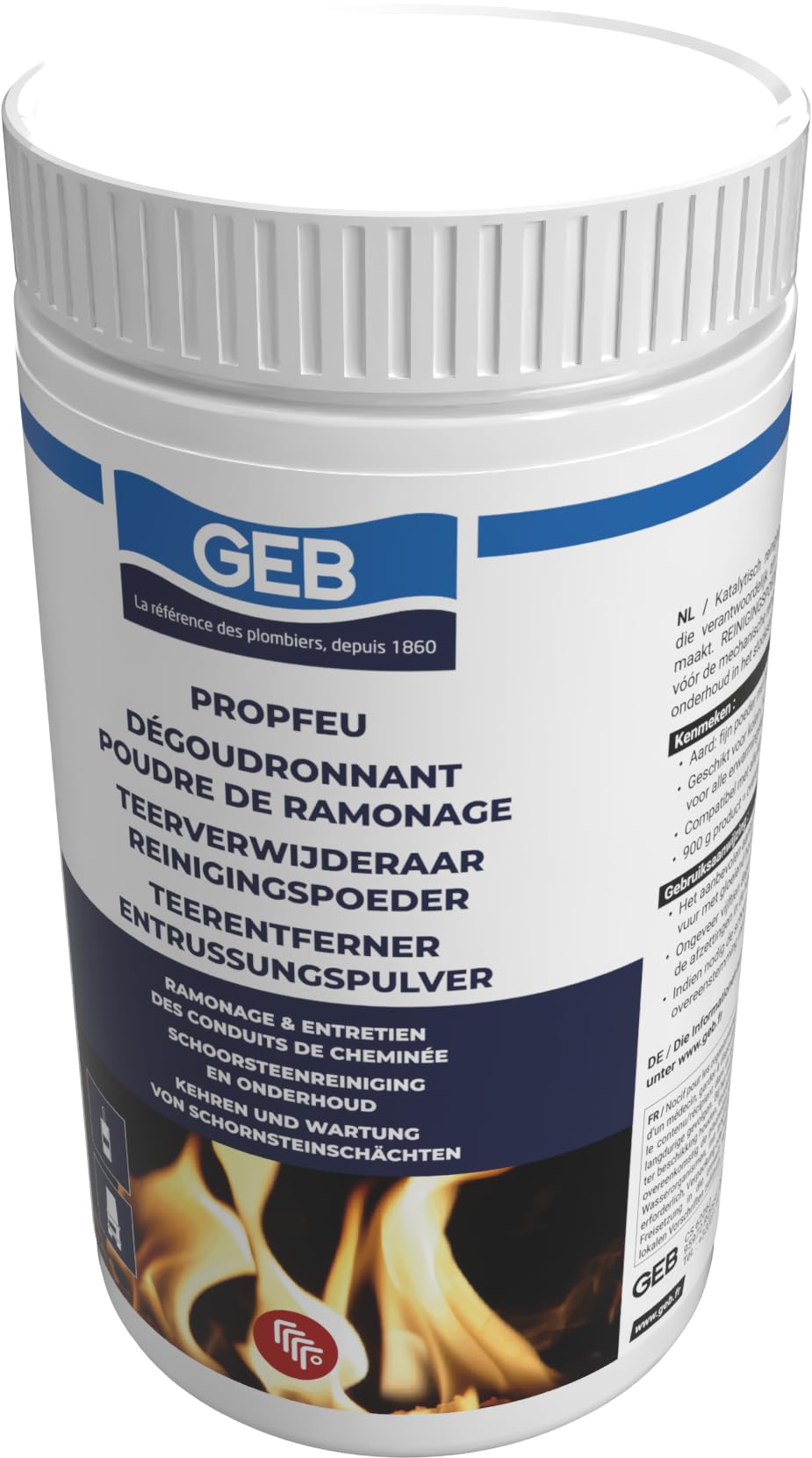 GEB 821502 Propfeu Poudre Pot 900 g Clair