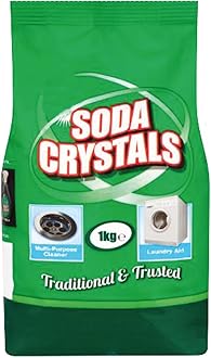 Soda Crystal 1kg (Pack of 2) - All-Purpose Cleaning Crystals | Multi-Purpose Cleaner for Home and Kitchen | Removes Stains, Grease, and Grime Effectively