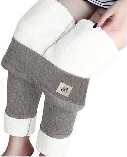 Miniatura 2 de oelaio Women's Fleece Lined Leggings High Waisted Plus Size Thermal Winter Hiking Running Pants Butt Lift Yoga Thick Tights Gray