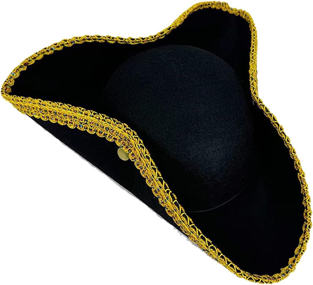 Agoky Pirate Hat for Women & Men Corsair Themed Outfit Cap Theater Wear Headwear Cover Cosplay Accessory