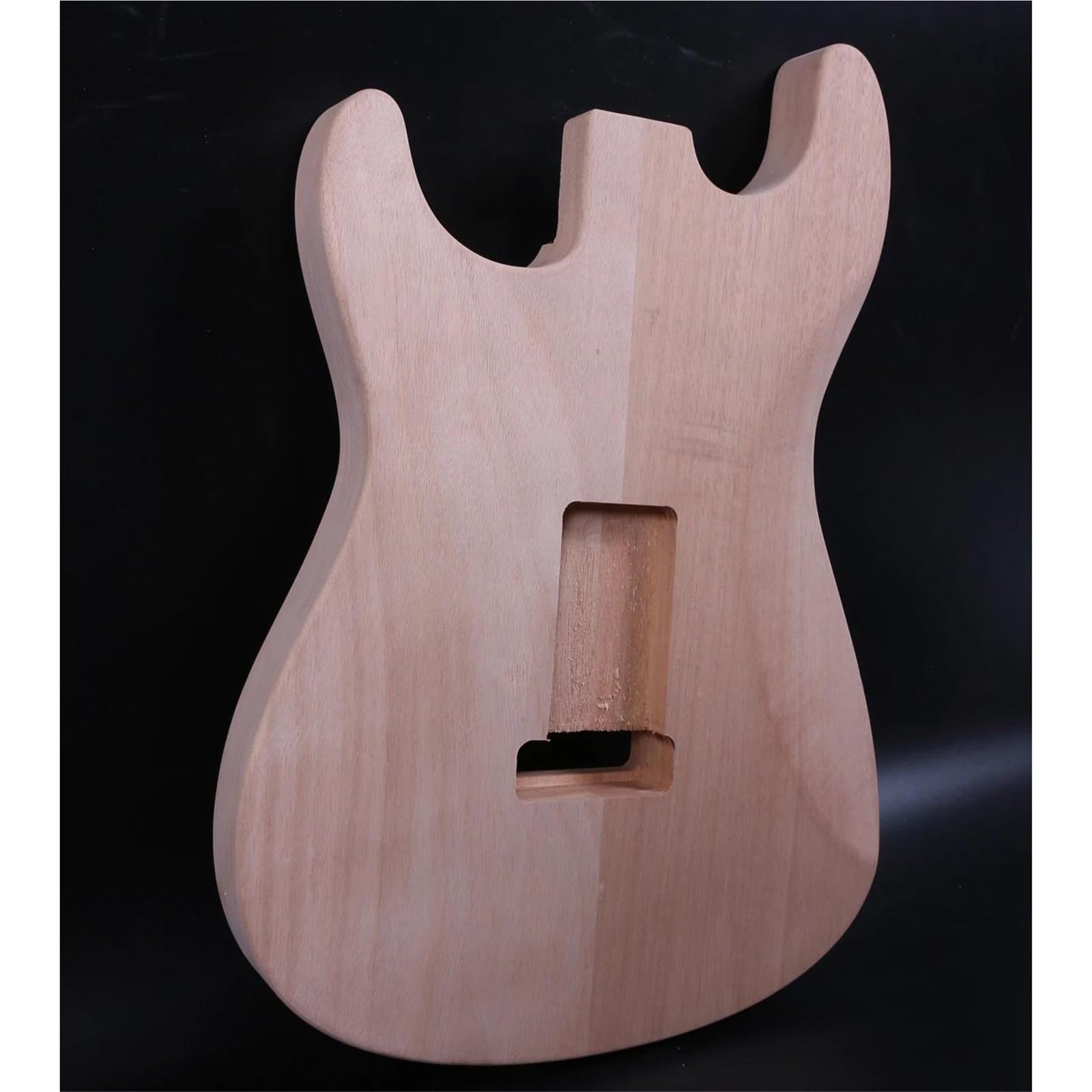 Unfinished Guitar Body Unfinished DIY Electric Guitar Mahogany Body SSS Pickup Holes Replacement