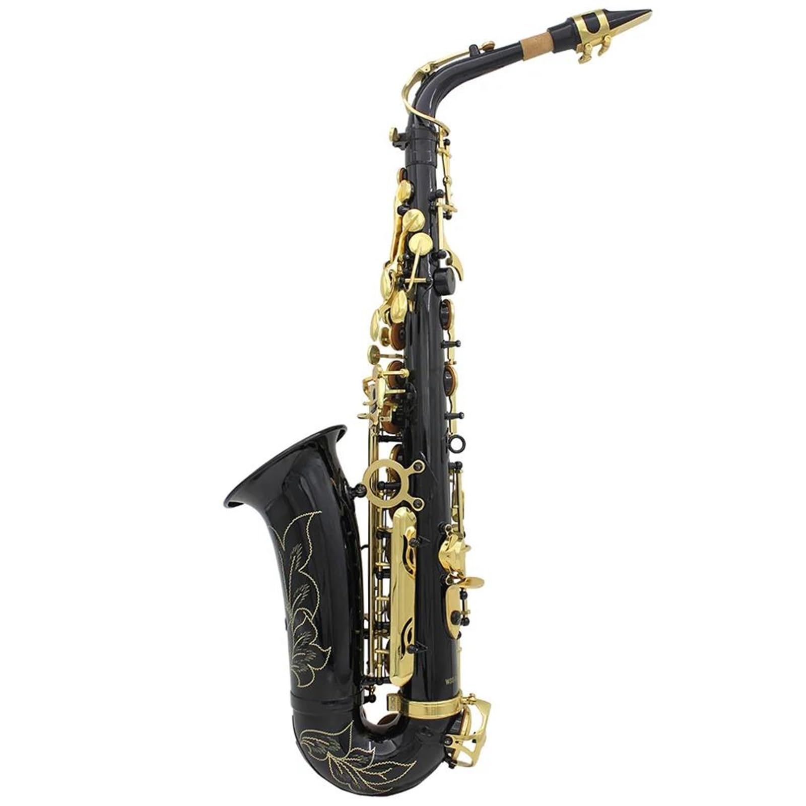 Grawerowane Mosiądzem Saksofon Altowy Eb Guziki Saksofonowe Instrument Dęty Z Rękawiczkami W Etui Szczotka Do Paska Z Tkaniny profesjonalny Saksofon