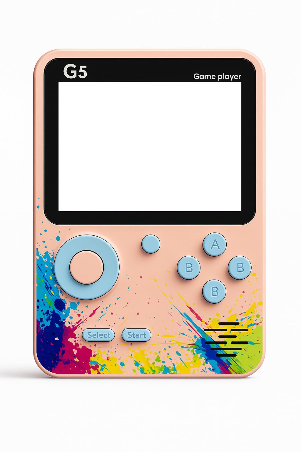 500-in-1 Rechargeable Handheld Video Game Console for Kids | Amisha Gift Gallery Retro Gaming Device with 3-Inch Display | Portable Classic Game Toy | Best Gift for Boys & Girls